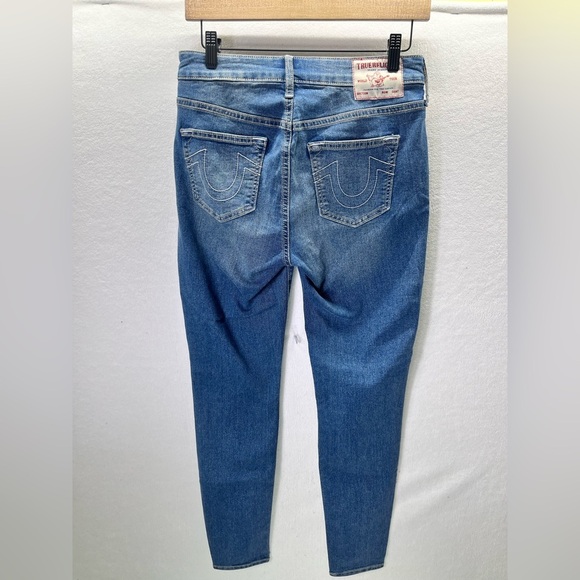 True Religion Jennie Curvy Mid Rise Super Skinny Jeans Womens 28 Stretch 1989 - Picture 10 of 11